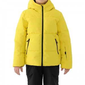 4F Παιδικό μπουφάν Technical Jacket ΚΙΤΡΙΝΟ ΑΔΙΑΒΡΟΧΟ (4FJWAW25TTJAM0822-71S)