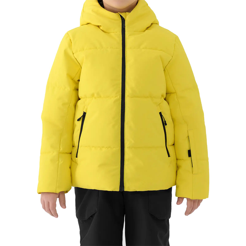 4F Παιδικό μπουφάν Technical Jacket ΚΙΤΡΙΝΟ ΑΔΙΑΒΡΟΧΟ (4FJWAW25TTJAM0822-71S)