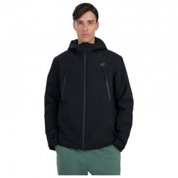 4F Ανδρικό μπουφάν Technical Jacket (4FWAW25TTJAM0883-20S)ΑΝΔΡΙΚΟ ΜΠΟΥΦΑΝ ΑΔΙΑΒΡΟΧΟ/ΑΝΤΙΑΝΕΜΙΚΟ ΜΑΥΡΟ