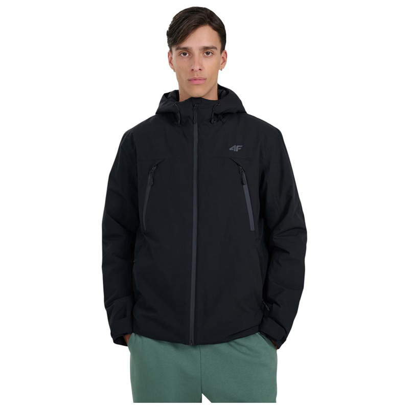 4F Ανδρικό μπουφάν Technical Jacket (4FWAW25TTJAM0883-20S)ΑΝΔΡΙΚΟ ΜΠΟΥΦΑΝ ΑΔΙΑΒΡΟΧΟ/ΑΝΤΙΑΝΕΜΙΚΟ ΜΑΥΡΟ