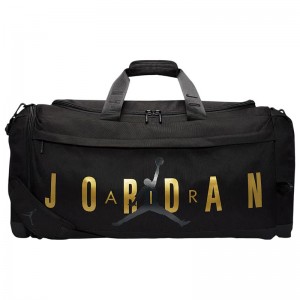 Jordan Air Jordan Duffle Bag 69L (MM0920-K5X)Τσάντα Ώμου για Γυμναστήριο BLACK/GOLD 69 ΛΙΤΡΑ