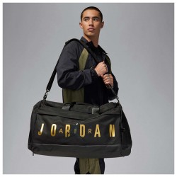 Jordan Air Jordan Duffle Bag 69L (MM0920-K5X)Τσάντα Ώμου για Γυμναστήριο BLACK/GOLD 69 ΛΙΤΡΑ