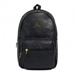 JORDAN Jam Topographic Borough Backpack (MA9005-K5X)ΤΣΑΝΤΑ ΠΛΑΤΗΣ BLACK/GOLD 45X15X30