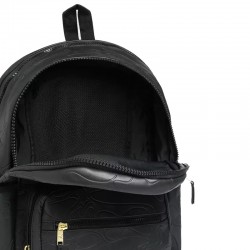 JORDAN Jam Topographic Borough Backpack (MA9005-K5X)ΤΣΑΝΤΑ ΠΛΑΤΗΣ BLACK/GOLD 45X15X30