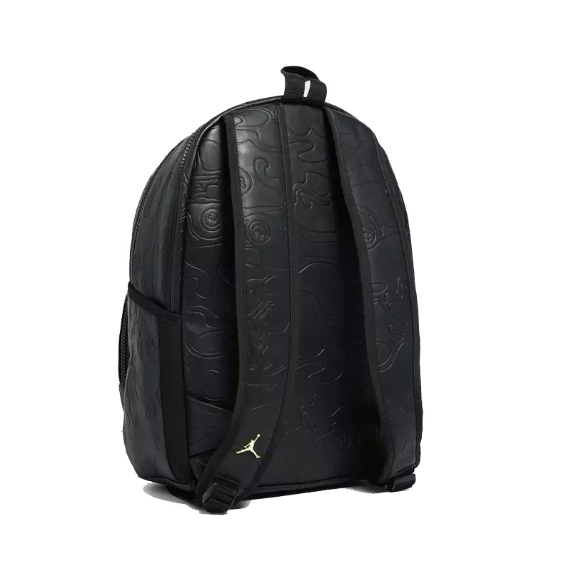 JORDAN Jam Topographic Borough Backpack (MA9005-K5X)ΤΣΑΝΤΑ ΠΛΑΤΗΣ BLACK/GOLD 45X15X30