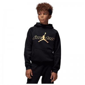 Jordan Mountainside Fleece Pullover Hoodie KIDS (95F338-023)ΠΑΙΔΙΚΗ ΦΟΥΤΕΡ ΜΠΛΟΥΖΑ ΜΑΥΡΗ