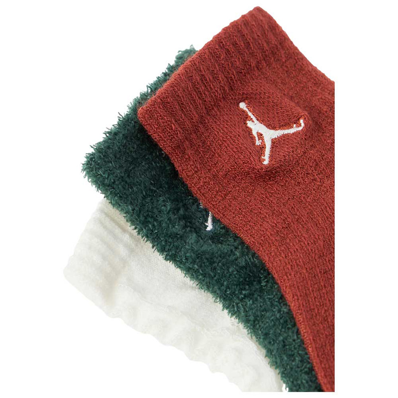Jordan Soft & Cozy Ankle Socks 3 pairs (NJ0805-782)ΒΡΕΦΙΚΕΣ ΚΑΛΤΣΕΣ ΠΟΛΥΧΡΩΜΕΣ 3 ΤΕΜΑΧΙΑ