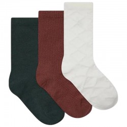 Jordan Heritage Gifting Crew Socks 3 pairs (BJ0806-782)ΠΑΙΔΙΚΕΣ ΚΑΛΤΣΕΣ ΠΟΛΥΧΡΩΜΕΣ 3 ΤΕΜΑΧΙΑ