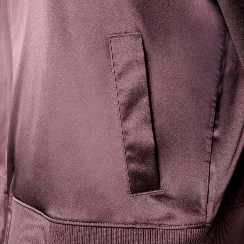 PUMA ESSENTIALS SATIN BOMBER (690346-88)ΓΥΝΑΙΚΕΙΑ ΖΑΚΕΤΑ Raisin