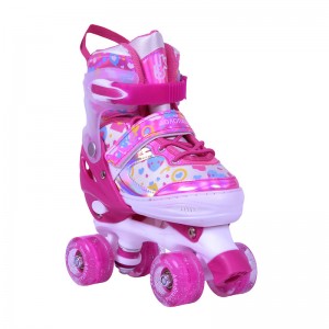 ΑΘΛΟΠΑΙΔΕΙΑ Quad Αυξομειούμενα Roller Skates – Φούξια (002.10322/FU)