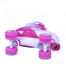 ΑΘΛΟΠΑΙΔΕΙΑ Quad Αυξομειούμενα Roller Skates – Φούξια (002.10322/FU)