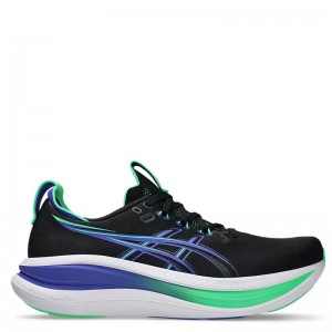 ASICS GEL-NIMBUS 28 (1011C127-003)ΑΝΔΡΙΚΑ ΠΑΠΟΥΤΣΙΑ Black/Cobalt Burst