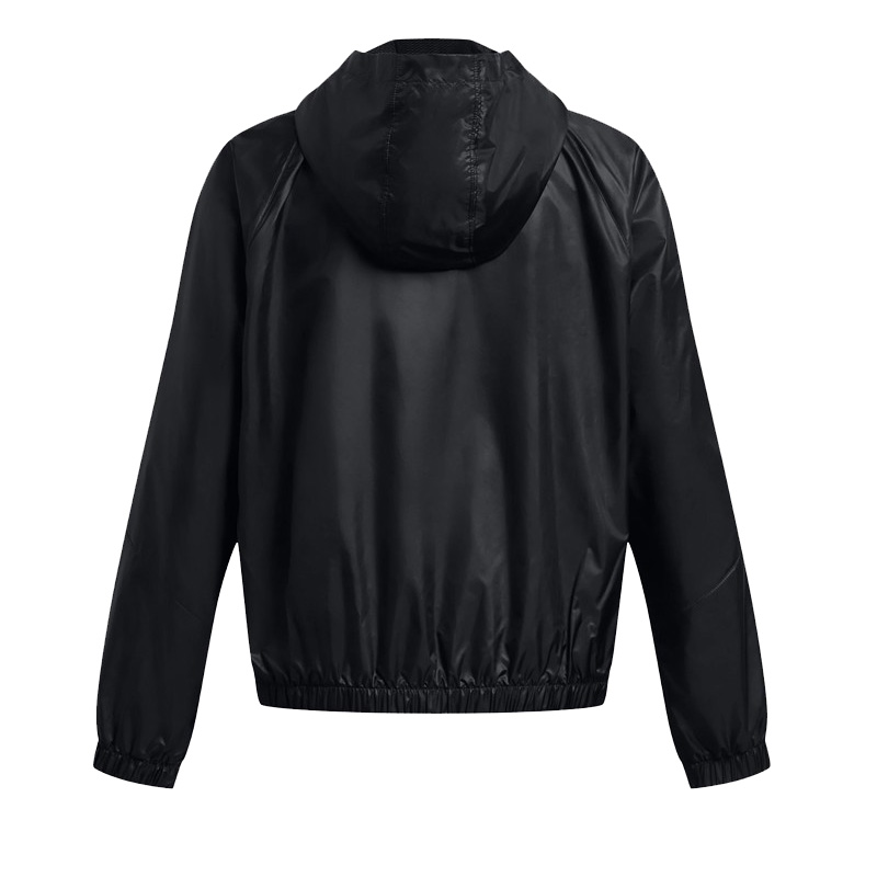 Under Armour Γυναικείο Μπουφάν Running Αντιανεμικό Μαύρο (1382698-001)