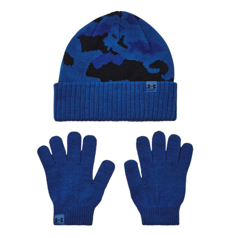 Under Armour Combo Παιδικά Γάντια & Σκουφάκι Μπλε - 1386641-432