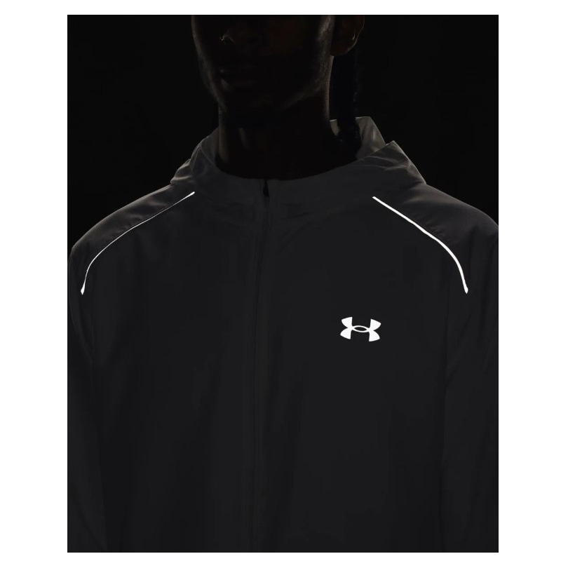 Under Armour Storm Ανδρικό Αντιανεμικό Μπουφάν λευκό 1376795-100
