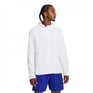 Under Armour Storm Ανδρικό Αντιανεμικό Μπουφάν λευκό 1376795-100