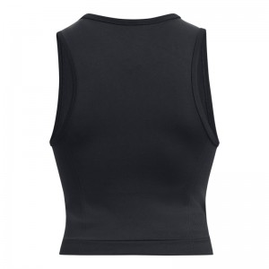 Under Armour Train Seamless Tank Γυναικείο Αθλητικό Crop Top Μαύρο 1379148-001 Under Armour Train Seamless Tank Γυναικείο Αθλητικό Crop Top Μαύρο 1379148-001