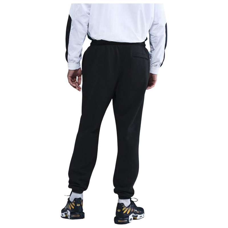 Nike Club Cuffed Brushed Fleece Pants (FN3808-010)Ανδρικό παντελόνι φόρμας Μαυρο