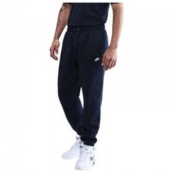 Nike Club Cuffed Brushed Fleece Pants (FN3808-451)Ανδρικό παντελόνι φόρμας Μπλε