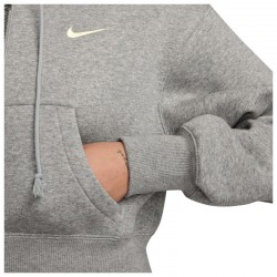 Nike Sportswear Phoenix Fleece (HV2426-063)Γυναικεία ζακέτα Γκρι
