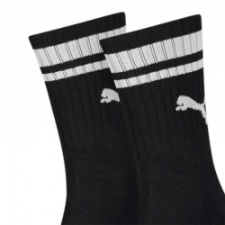 Puma Crew Heritage Ψηλές Αθλητικές Κάλτσες Μαύρες 2 Ζεύγη (100000950-001)