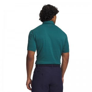 UNDER ARMOUR TECH POLO (1290140-338)ΑΝΔΡΙΚΟ T-SHIRT ΚΟΝΤΟΜΑΝΙΚΟ POLO Green / Pitch Gray / Pitch Gray