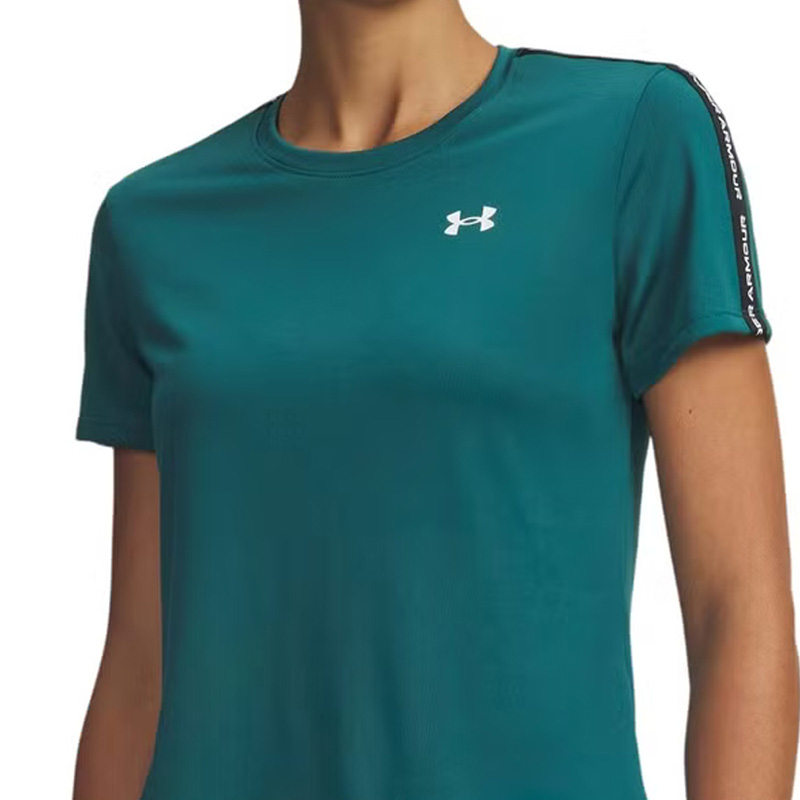 Under Armour Tech WM Tape SS Tee Γυναικείο Κοντομάνικο(6003915-338) ΠΡΑΣΙΝΟ