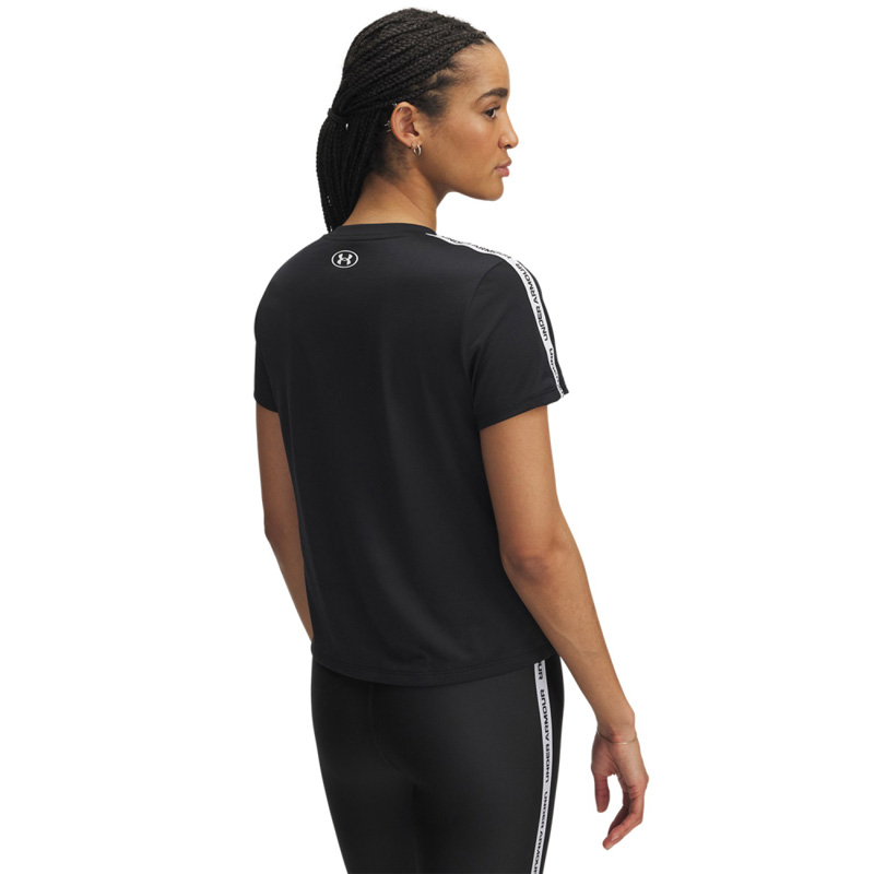 Under Armour Tech WM Tape SS Tee Γυναικείο Κοντομάνικο(6003915-001) ΜΑΥΡΟ