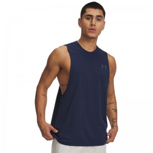 UNDER ARMOUR Left Chest Cut-Off (1329286-409)ΑΝΔΡΙΚΟ ΑΜΑΝΙΚΟ T-SHIRT ΜΠΛΕ UNDER ARMOUR Left Chest Cut-Off (1329286-409)ΑΝΔΡΙΚΟ ΑΜΑΝΙΚΟ T-SHIRT ΜΠΛΕ