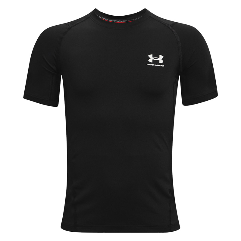 Under Armour HeatGear® Armour Boys’ Short Sleeve (1361723-001)ΠΑΙΔΙΚΟ T-SHIRT ΜΑΥΡΟ