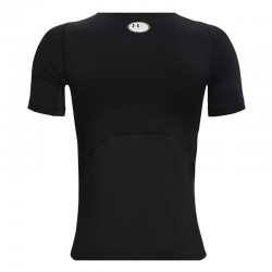 Under Armour HeatGear® Armour Boys’ Short Sleeve (1361723-001)ΠΑΙΔΙΚΟ T-SHIRT ΜΑΥΡΟ