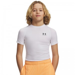 Under Armour HeatGear® Armour Boys’ Short Sleeve (1361723-100) ΠΑΙΔΙΚΟ T-SHIRT ΛΕΥΚΟ Under Armour HeatGear® Armour Boys’ Short Sleeve (1361723-100) ΠΑΙΔΙΚΟ T-SHIRT ΛΕΥΚΟ