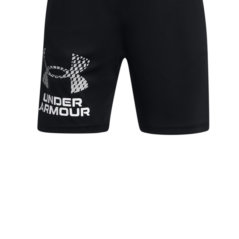 UNDER ARMOUR UA Tech Logo Shorts KIDS (1383333-001)ΠΑΙΔΙΚΗ ΒΕΡΜΟΥΔΑ Black//Mod Gray