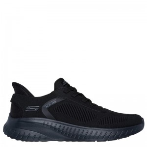 Skechers Slip-ins: BOBS Sport Squad Chaos - Solid Step (118312-BBK)ΑΝΔΡΙΚΑ ΠΑΠΟΥΤΣΙΑ ΜΑΥΡΑ