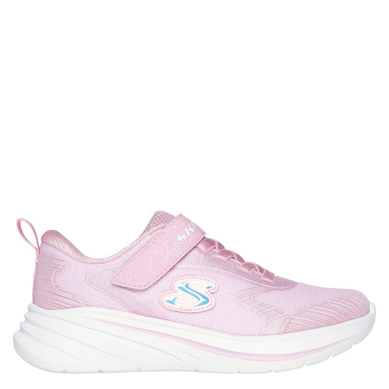 SKECHERS GORE AND STRAP SPARKLE MESH SNEAKER W/ SATIN OVERLAYS (303557L-LTPK)ΠΑΙΔΙΚΑ ΠΑΠΟΥΤΣΙΑ ΡΟΖ