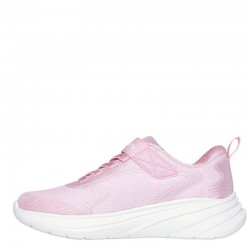 SKECHERS GORE AND STRAP SPARKLE MESH SNEAKER W/ SATIN OVERLAYS (303557L-LTPK)ΠΑΙΔΙΚΑ ΠΑΠΟΥΤΣΙΑ ΡΟΖ