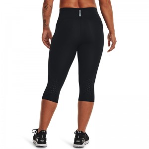 UNDER ARMOUR UA Launch Capris (1369770-001)ΓΥΝΑΙΚΕΙΟ ΚΟΛΑΝ ΜΑΥΡΟ