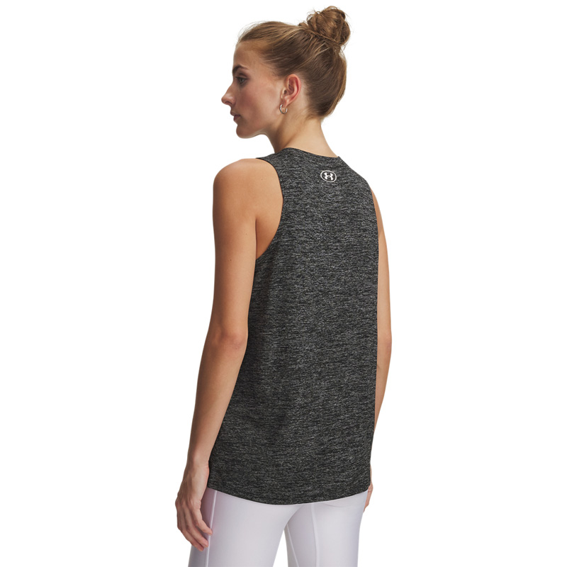 UNDER ARMOUR Tech Tank Twist (1383656-001)Γυναικείο T-shirt αμανικο Μαυρο