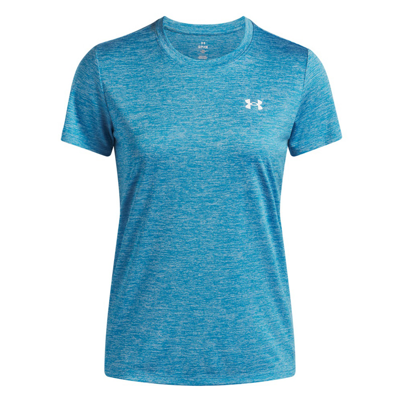Under Armour Twist Tech SSC WMNS (1384230-498)ΓΥΝΑΙΚΕΙΟ T-SHIRT Wham Blue/White