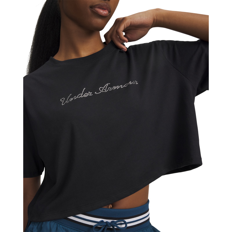 UNDER ARMOUR T-shirt Wordmark Crop SS (6010588-001)ΓΥΝΑΙΚΕΙΟ ΜΠΛΟΥΖΑΚΙ ΜΑΥΡΟ UNDER ARMOUR T-shirt Wordmark Crop SS (6010588-001)ΓΥΝΑΙΚΕΙΟ ΜΠΛΟΥΖΑΚΙ ΜΑΥΡΟ