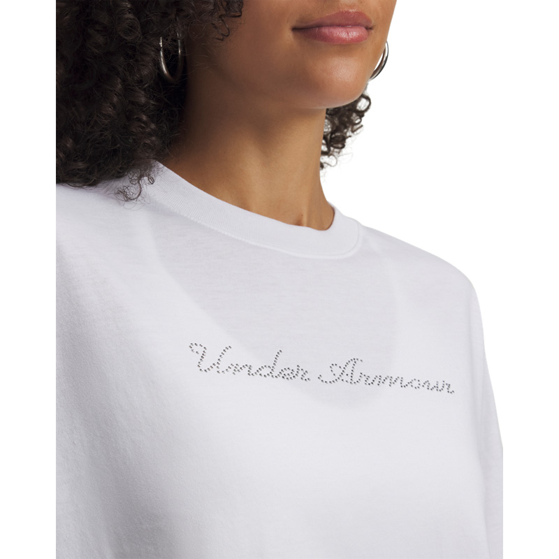 UNDER ARMOUR T-shirt Wordmark Crop SS (6010588-100)ΓΥΝΑΙΚΕΙΟ ΜΠΛΟΥΖΑΚΙ ΛΕΥΚΟ UNDER ARMOUR T-shirt Wordmark Crop SS (6010588-100)ΓΥΝΑΙΚΕΙΟ ΜΠΛΟΥΖΑΚΙ ΛΕΥΚΟ