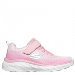SKECHERS JR Gore and Strap Sublimated Ombre Sparkle Mesh Sneaker (303599L-LPMT) ΠΑΙΔΙΚΑ ΠΑΠΟΥΤΣΙΑ ΡΟΖ