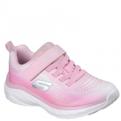 SKECHERS JR Gore and Strap Sublimated Ombre Sparkle Mesh Sneaker (303599L-LPMT) ΠΑΙΔΙΚΑ ΠΑΠΟΥΤΣΙΑ ΡΟΖ