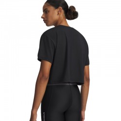 Under Armour UA Tech™ Branded Crop Short-Sleeve T-Shirt (6009987-001)ΓΥΝΑΙΚΕΙΟ T-SHIRT Black/Venom Red/White