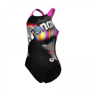 ARENA LIT LOGO SWIMSUIT V BACK L GIRLS (010690-590)ΠΑΙΔΙΚΟ ΜΑΓΙΟ BLACK-SHOCKING PINK ARENA LIT LOGO SWIMSUIT V BACK L GIRLS (010690-590)ΠΑΙΔΙΚΟ ΜΑΓΙΟ BLACK-SHOCKING PINK