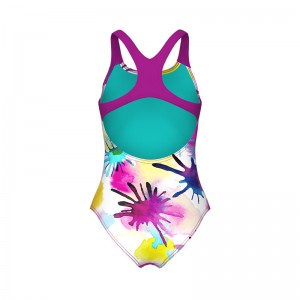 ARENA SPRAYING SWIMSUIT SWIM PRO BACK GIRLS (010720-815)ΠΑΙΔΙΚΟ ΜΑΓΙΟ WHITE MULTI-VERY FUCHSIA ARENA SPRAYING SWIMSUIT SWIM PRO BACK GIRLS (010720-815)ΠΑΙΔΙΚΟ ΜΑΓΙΟ WHITE MULTI-VERY FUCHSIA