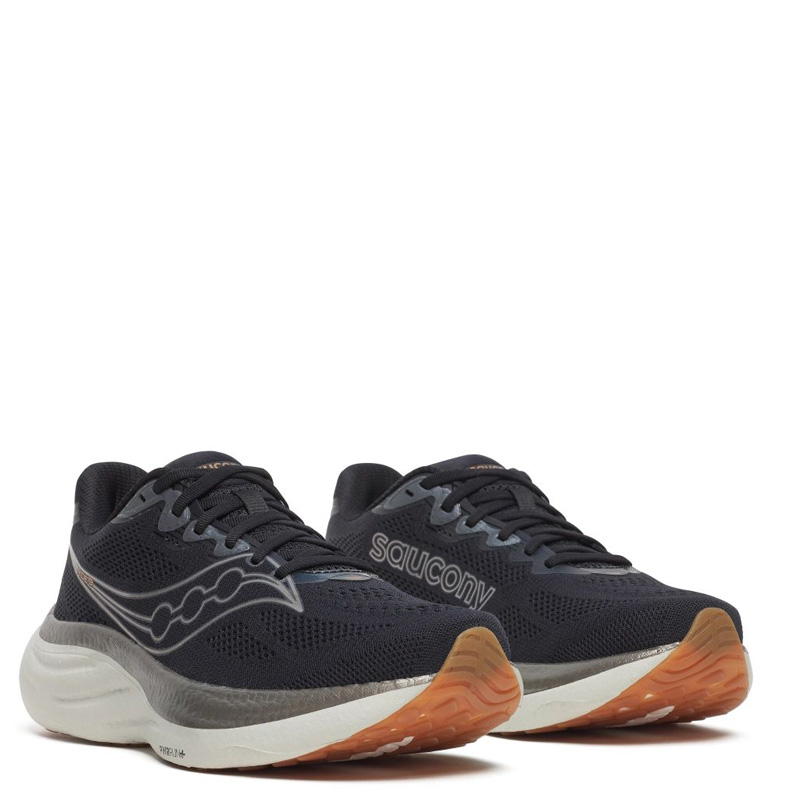 Saucony Ride 19 (S21055-145)ΑΝΔΡΙΚΑ ΠΑΠΟΥΤΣΙΑ RUNNING Black/Pewter