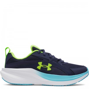 UNDER ARMOUR ASSERT 11 GS (6006905-410)ΠΑΙΔΙΚΑ ΠΑΠΟΥΤΣΙΑ Midnight Navy/Blue Blur/Hyper Green