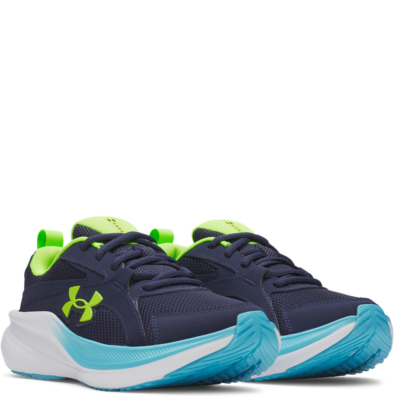 UNDER ARMOUR ASSERT 11 GS (6006905-410)ΠΑΙΔΙΚΑ ΠΑΠΟΥΤΣΙΑ Midnight Navy/Blue Blur/Hyper Green