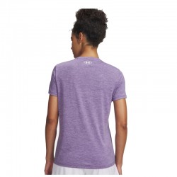Under Armour Twist Tech SSC WMNS (1384230-520)ΓΥΝΑΙΚΕΙΟ T-SHIRT Purple Luxe/White